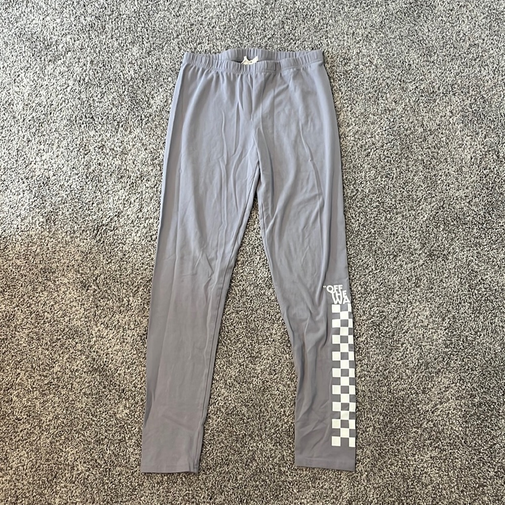 purple vans leggings